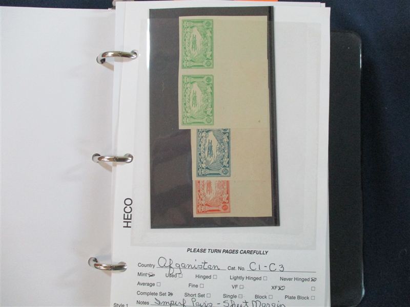 Dealer Foreign Stock, A-B Countries Mint/Used (Est $1800-2500)