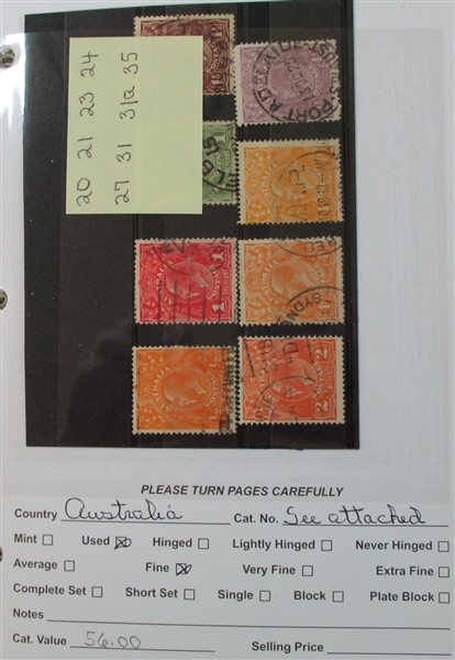 Dealer Foreign Stock, A-B Countries Mint/Used (Est $1800-2500)
