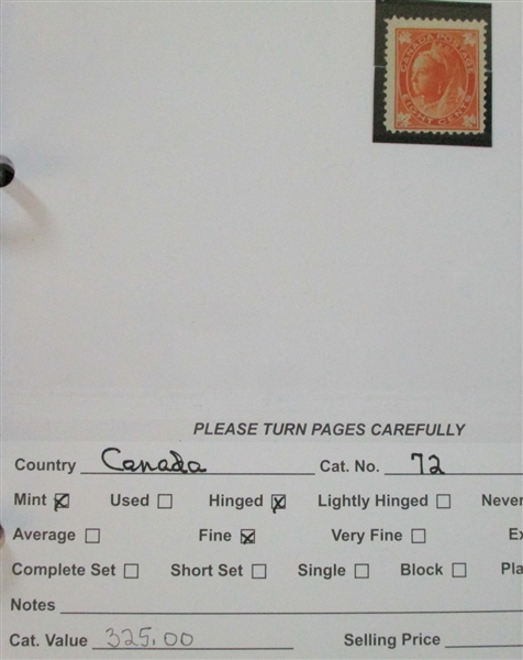 Dealer Foreign Stock, C-E Countries Mint/Used (Est $2600-3500)