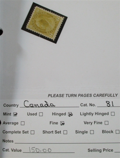 Dealer Foreign Stock, C-E Countries Mint/Used (Est $2600-3500)