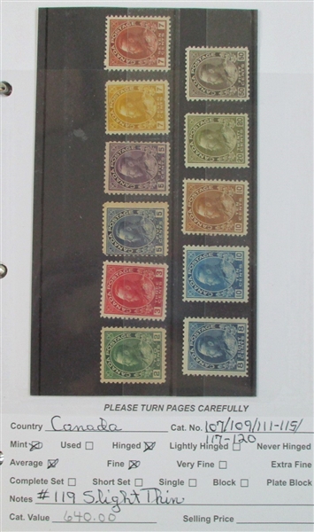 Dealer Foreign Stock, C-E Countries Mint/Used (Est $2600-3500)