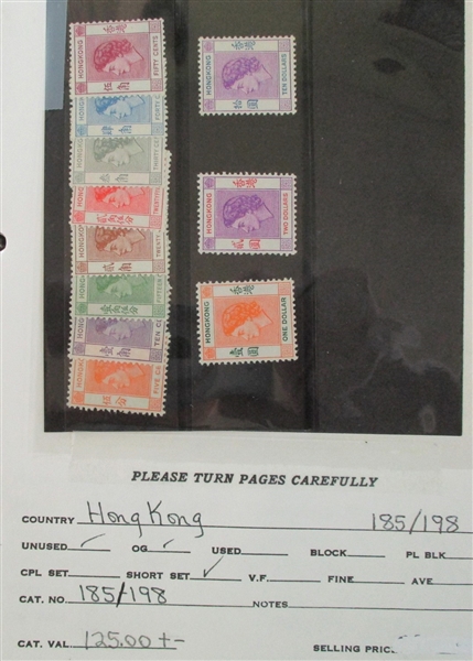 Dealer Foreign Stock, H-J Countries Mint/Used (Est $2500-3500)