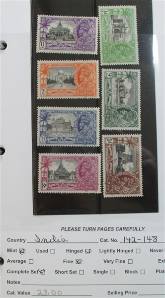 Dealer Foreign Stock, H-J Countries Mint/Used (Est $2500-3500)
