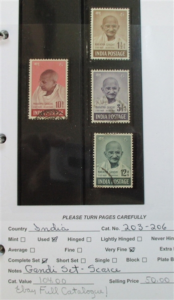 Dealer Foreign Stock, H-J Countries Mint/Used (Est $2500-3500)