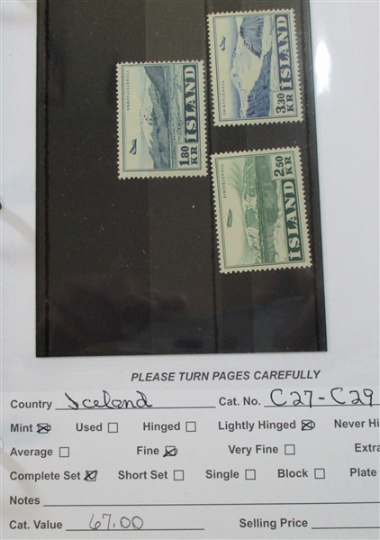 Dealer Foreign Stock, H-J Countries Mint/Used (Est $2500-3500)