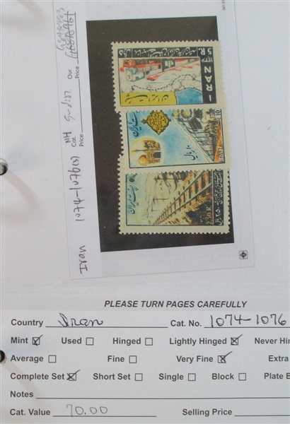Dealer Foreign Stock, H-J Countries Mint/Used (Est $2500-3500)