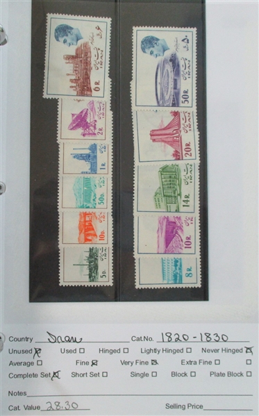 Dealer Foreign Stock, H-J Countries Mint/Used (Est $2500-3500)