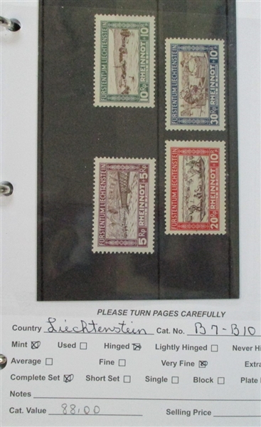 Dealer Foreign Stock, K-Q Countries Mint/Used (Est $1700-2500)