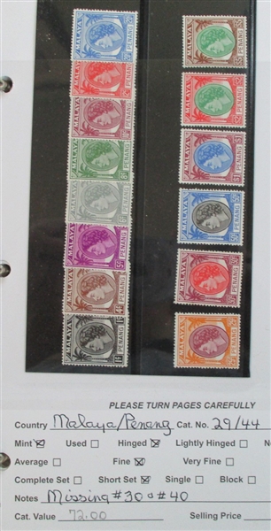 Dealer Foreign Stock, K-Q Countries Mint/Used (Est $1700-2500)