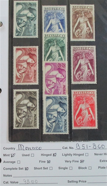 Dealer Foreign Stock, K-Q Countries Mint/Used (Est $1700-2500)