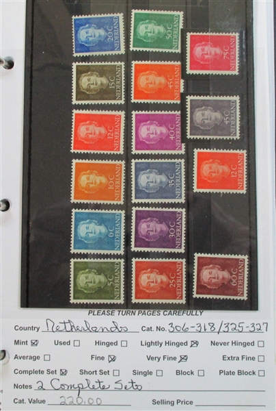 Dealer Foreign Stock, K-Q Countries Mint/Used (Est $1700-2500)