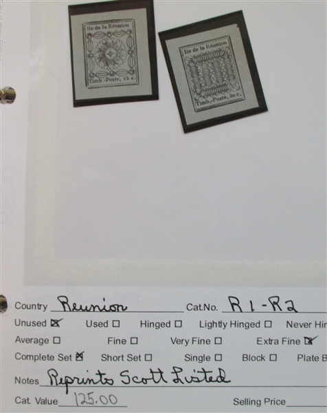 Dealer Foreign Stock, R-Z Countries Mint/Used (Est $3000-4000)