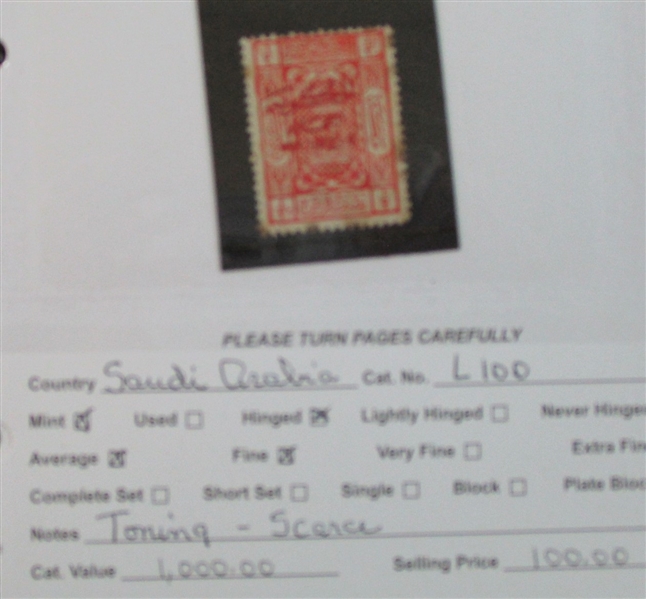 Dealer Foreign Stock, R-Z Countries Mint/Used (Est $3000-4000)