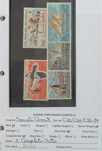 Dealer Foreign Stock, R-Z Countries Mint/Used (Est $3000-4000)