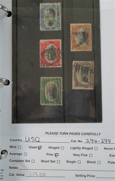 USA Dealer Stock, Mint/Used - High Catalog Value! (Est $1200-1500)