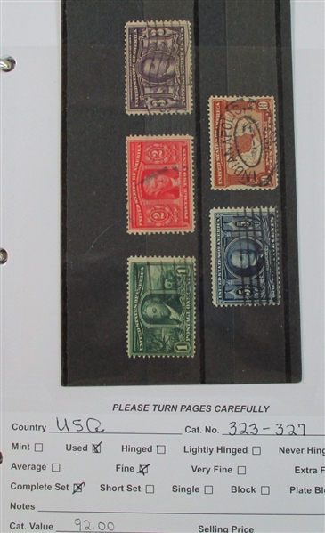 USA Dealer Stock, Mint/Used - High Catalog Value! (Est $1200-1500)