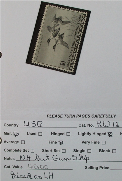 USA Dealer Stock, Mint/Used - High Catalog Value! (Est $1200-1500)