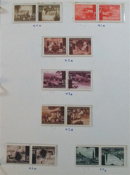 Croatia World War 2 Mint Collection - Highly Complete! (Est $350-450)
