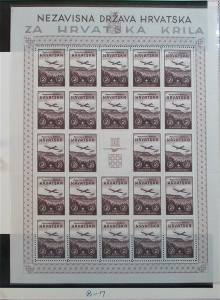 Croatia World War 2 Mint Collection - Highly Complete! (Est $350-450)