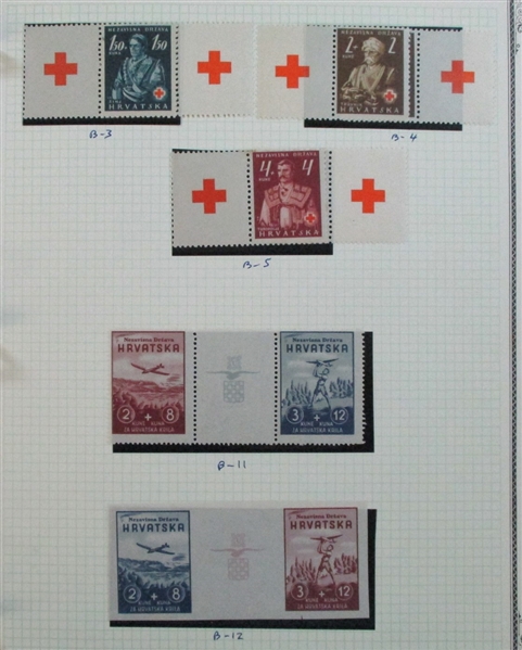 Croatia World War 2 Mint Collection - Highly Complete! (Est $350-450)