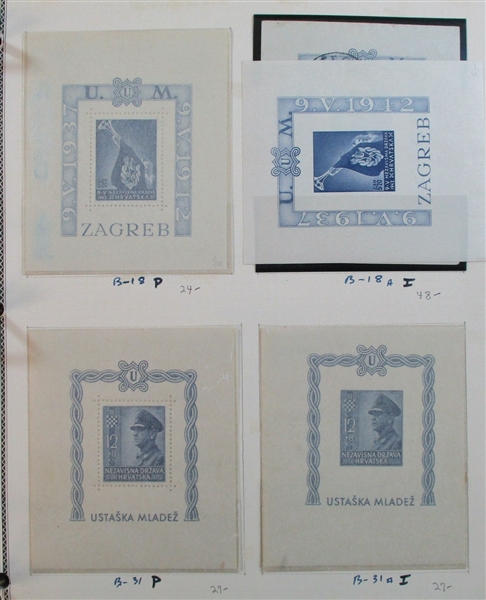 Croatia World War 2 Mint Collection - Highly Complete! (Est $350-450)