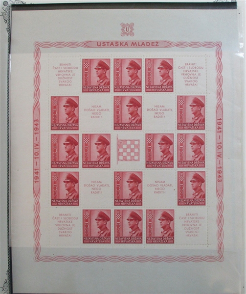 Croatia World War 2 Mint Collection - Highly Complete! (Est $350-450)