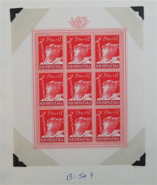 Croatia World War 2 Mint Collection - Highly Complete! (Est $350-450)
