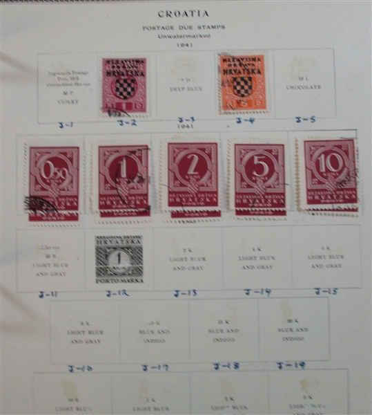 Croatia World War 2 Mint Collection - Highly Complete! (Est $350-450)