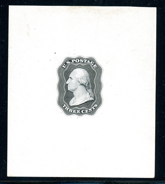 USA Scott 11-E13b Essay, Vignette of Washington, 1851 (SCV $700)