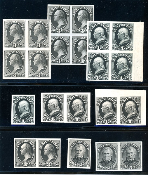 USA Scott 156TC3, 158TC3, 179TC3 Wholesale Group (SCV $320)