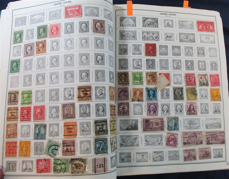 2 Volume Senior Statesman Album - Lots of Stamps! (Est $300-400)