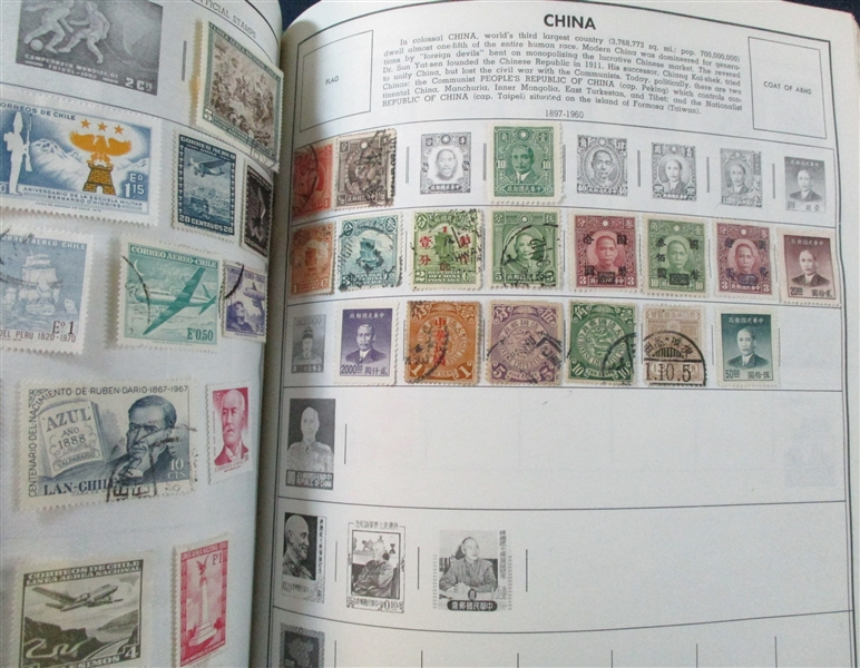 2 Volume Senior Statesman Album - Lots of Stamps! (Est $300-400)