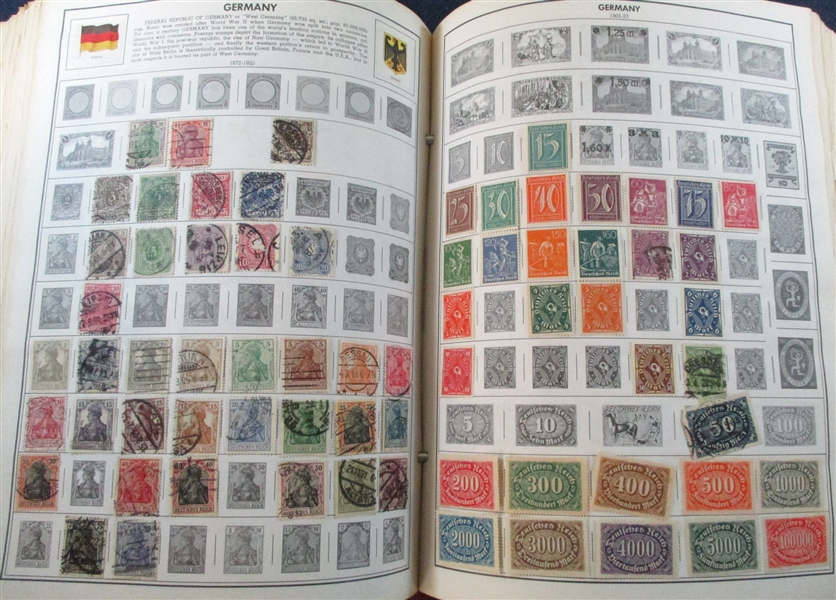 2 Volume Harris Citation Album - Many Stamps! (Est $150-250)