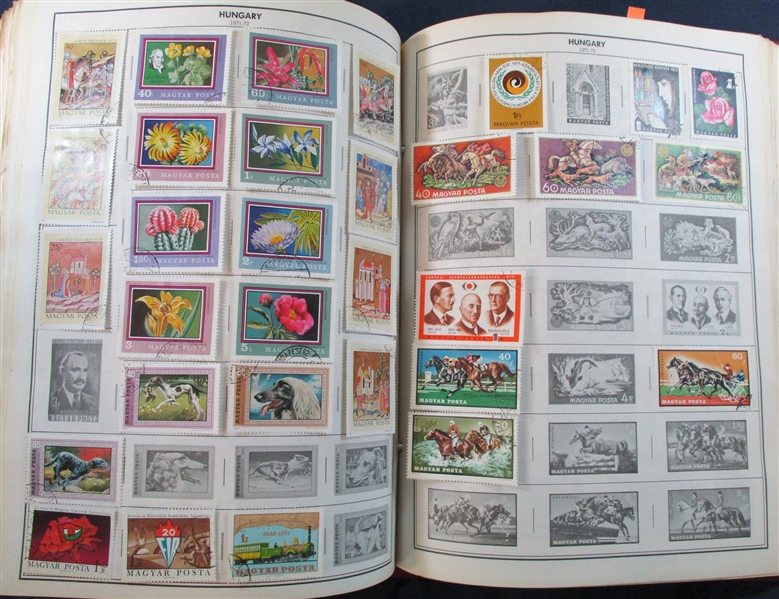 2 Volume Harris Citation Album - Many Stamps! (Est $150-250)