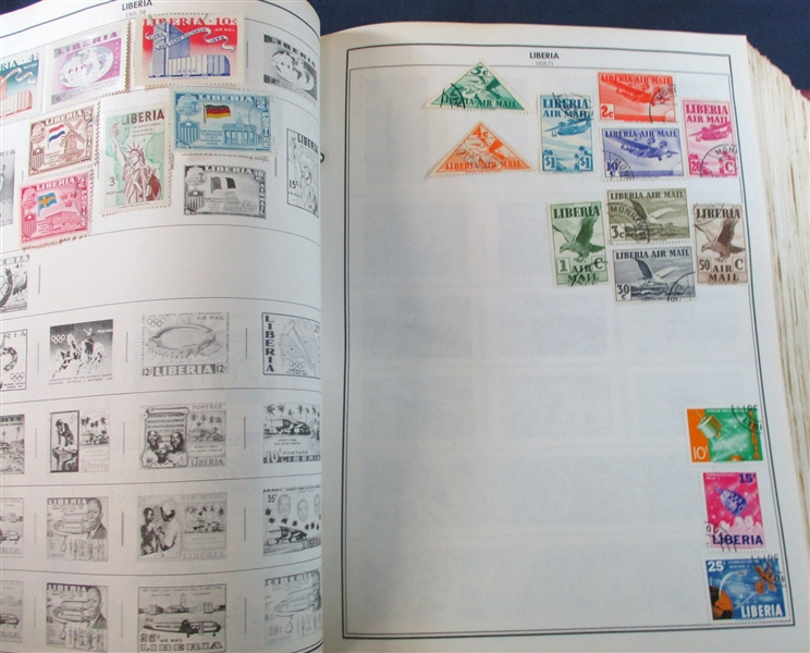 2 Volume Harris Citation Album - Many Stamps! (Est $150-250)