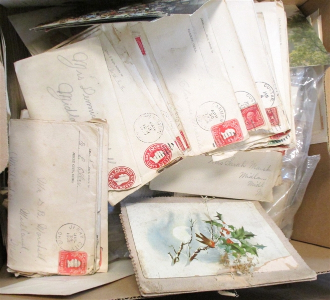 Banker Box of USA and Foreign Covers and Cards (Est $200-300)