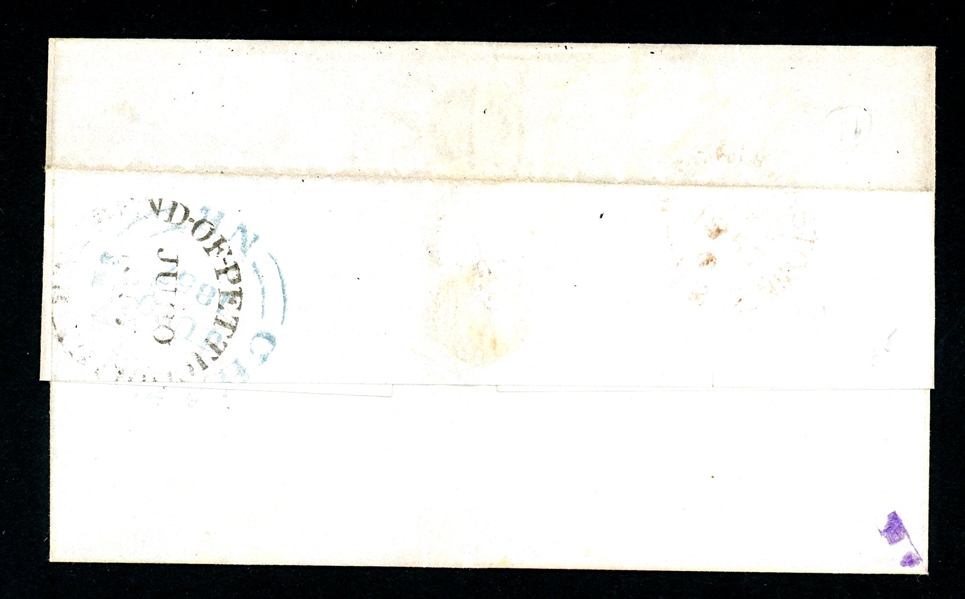 New Brunswick Scott 1 Used on Cover (SCV $900)