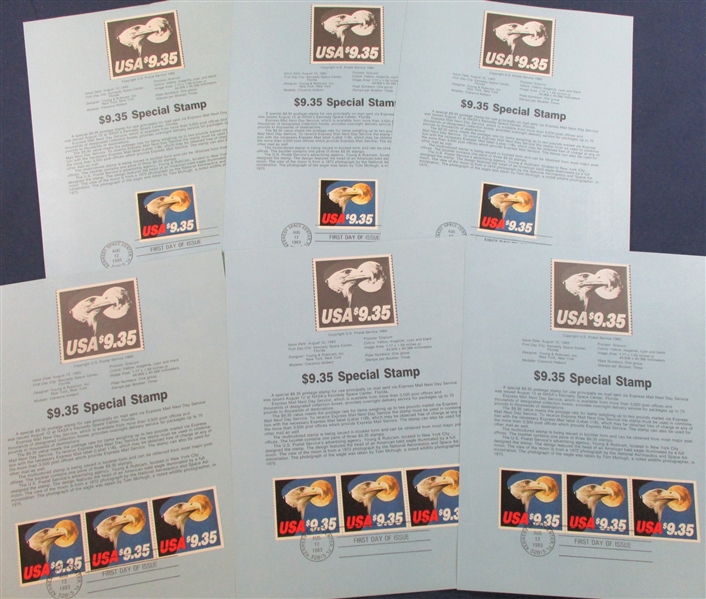 USA Scott 1909 Souvenir Pages, Singles and Panes, SP552, SP552a (SCV $577)