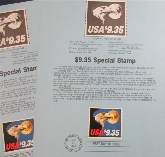 USA Scott 1909 Souvenir Pages, Singles and Panes, SP552, SP552a (SCV $577)