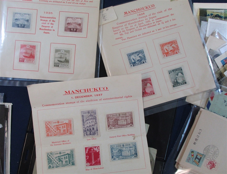 Asia Lot - Covers, Stamps, Documents, Etc (Est $200-300)