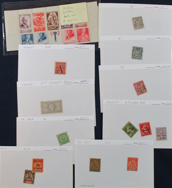 France and Colonies Group (Est $250-300)