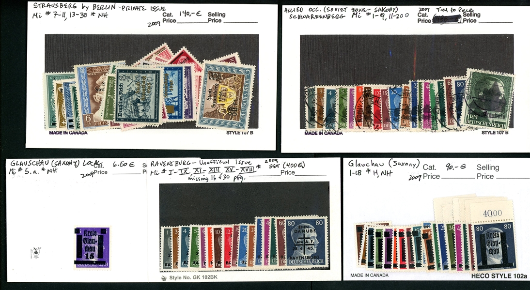 Germany WWII Michel Listed Specialty Items, 10 Items (Est $100-150)