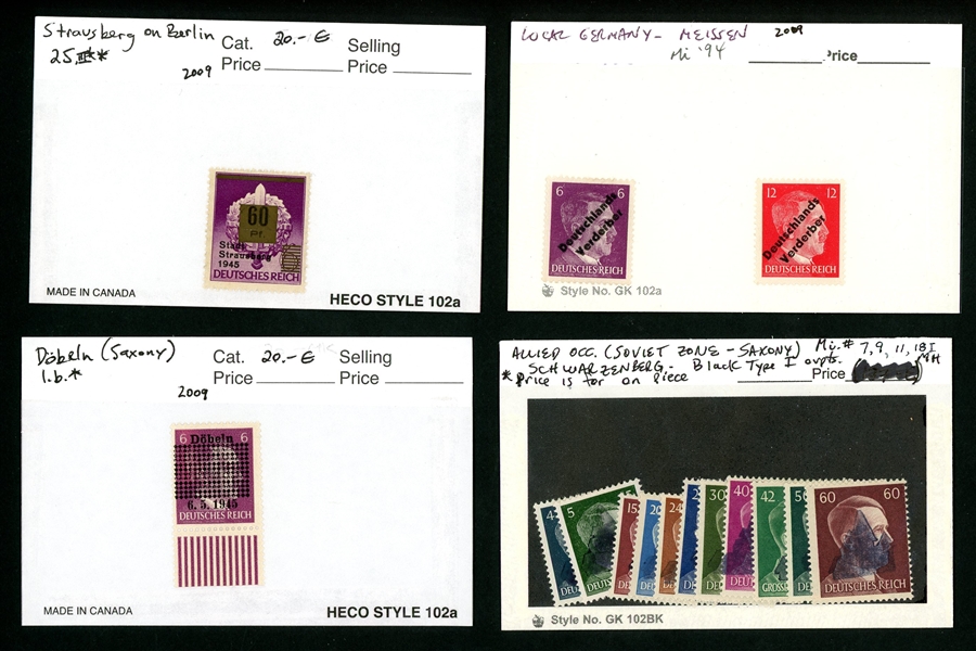 Germany WWII Michel Listed Specialty Items, 10 Items (Est $100-150)