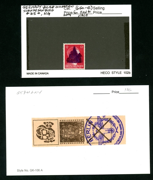 Germany WWII Michel Listed Specialty Items, 10 Items (Est $100-150)