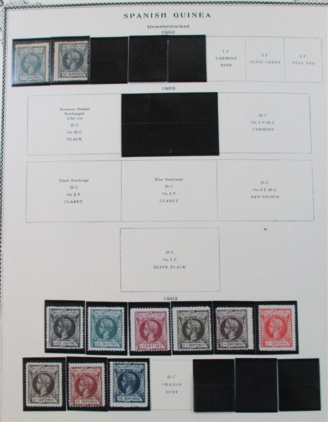 Spanish Guinea Collection - Many Better Throughout! (Est $400-500)