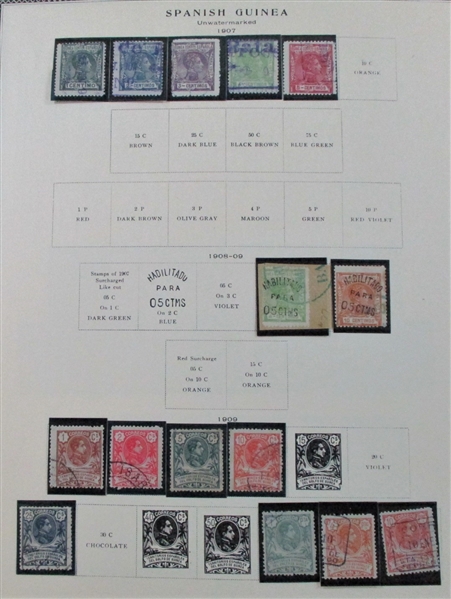Spanish Guinea Collection - Many Better Throughout! (Est $400-500)