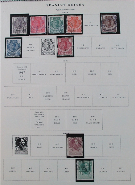 Spanish Guinea Collection - Many Better Throughout! (Est $400-500)