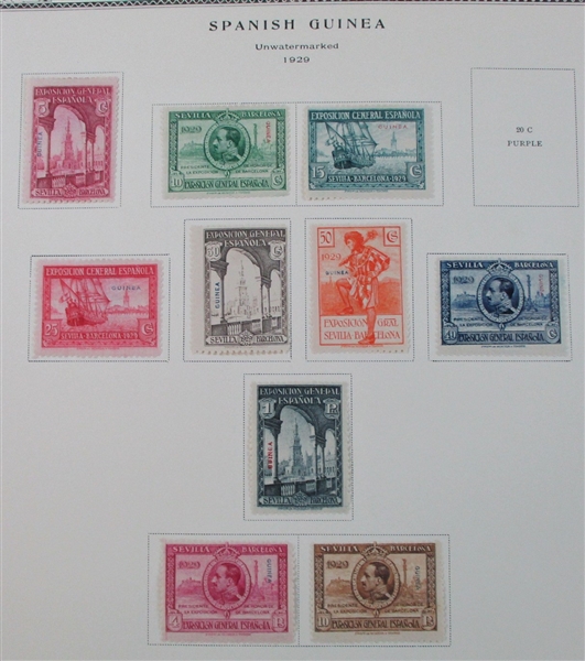 Spanish Guinea Collection - Many Better Throughout! (Est $400-500)