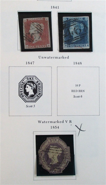 Great Britain 2 Volume Collection in Scott Albums (Est $120-150)