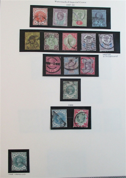Great Britain 2 Volume Collection in Scott Albums (Est $120-150)